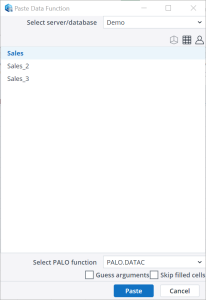 Paste Data Function