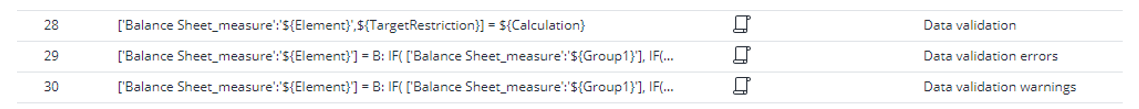 Data Validations Business Logic