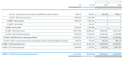 Profit and Loss Mid-Term Planning Report