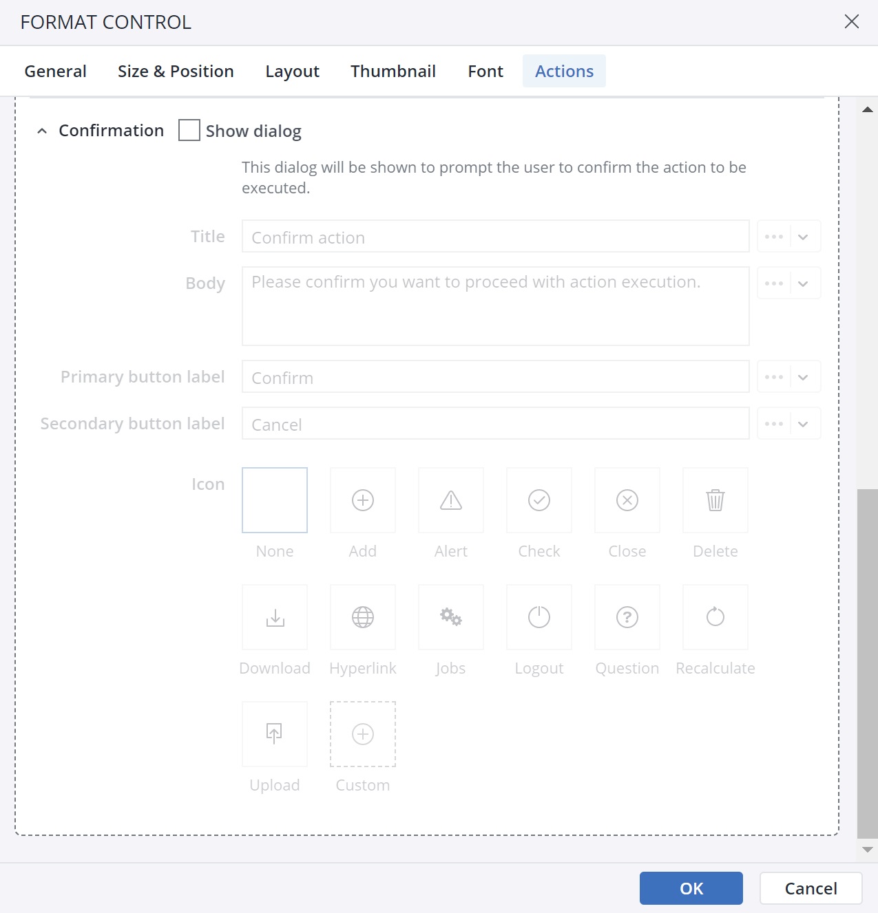 Jedox Web Actions: Upload
