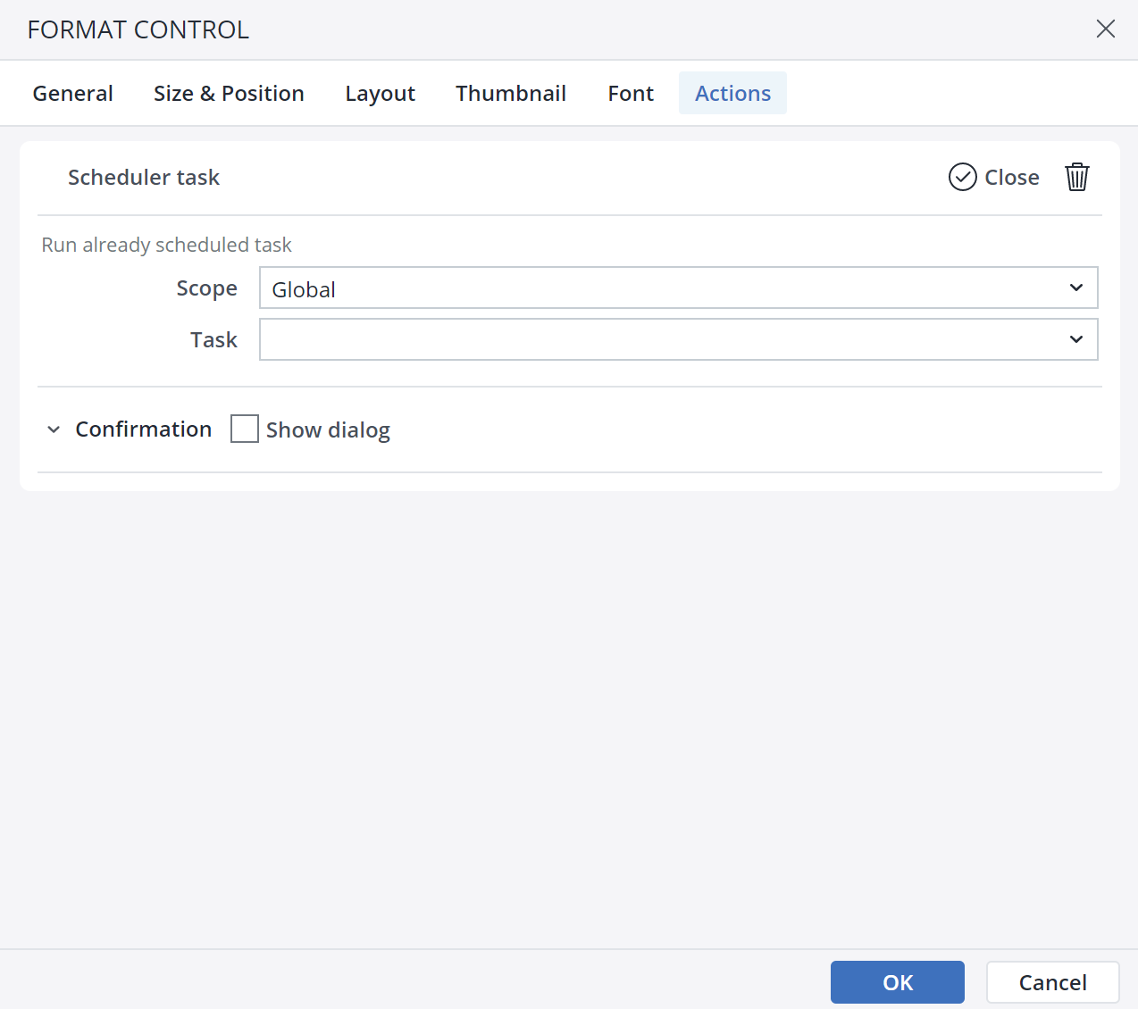 Jedox Web Actions: Scheduler Task