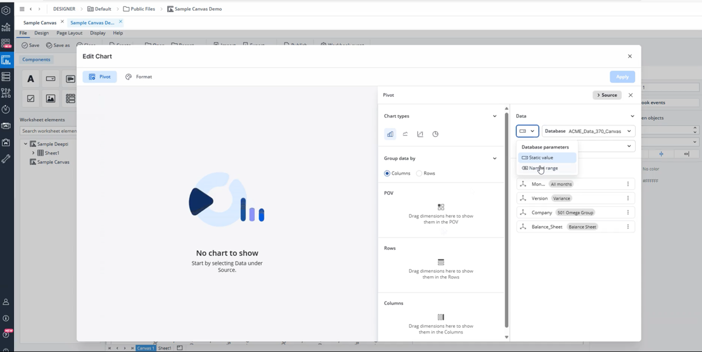 Canvas Native Charts