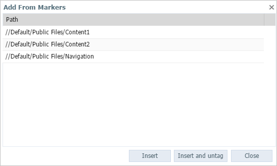 Frame Management File Framesets